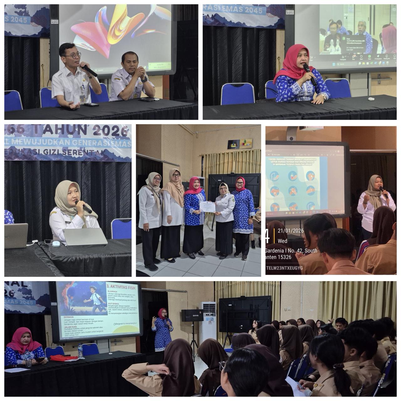 Cegah Anemia Sejak Dini, Puskesmas Pondok Jagung Gelar Gerakan Aksi Bergizi di SMAN 7 Tangsel