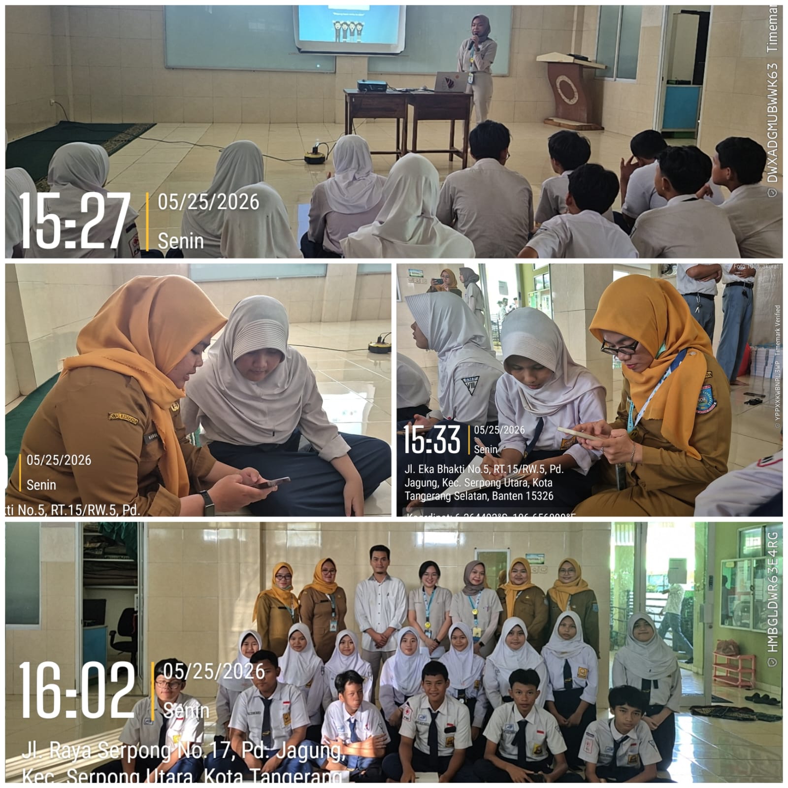 Puskesmas Pondok Jagung Gelar Skrining Kesehatan Jiwa Remaja di SMP Pustek Serpong, Fokus Edukasi dan Pendampingan