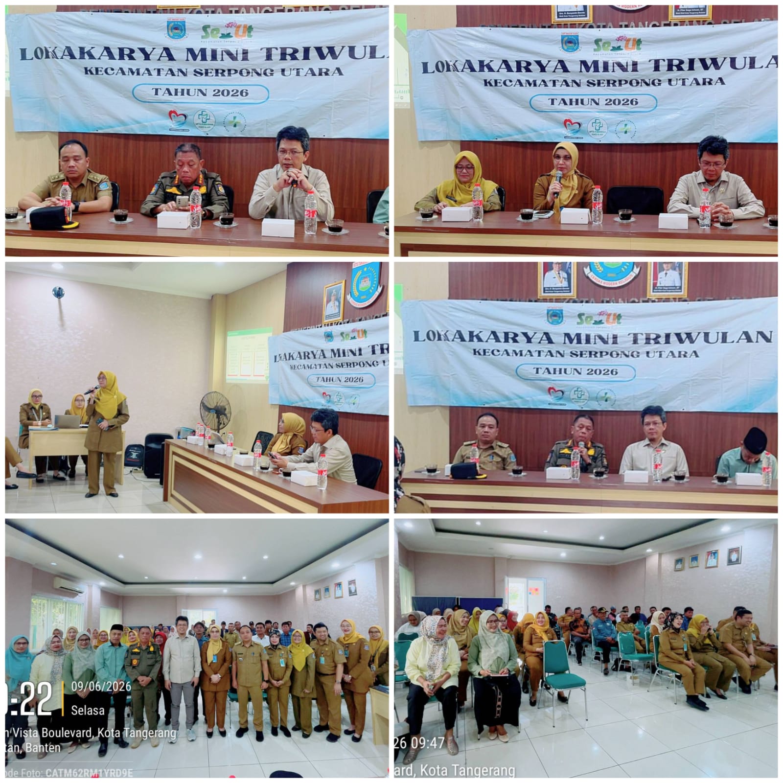 Evaluasi Layanan Primer dan Pemetaan Kasus Kesehatan, Kecamatan Serpong Utara Gelar Lokakarya Mini Triwulan II