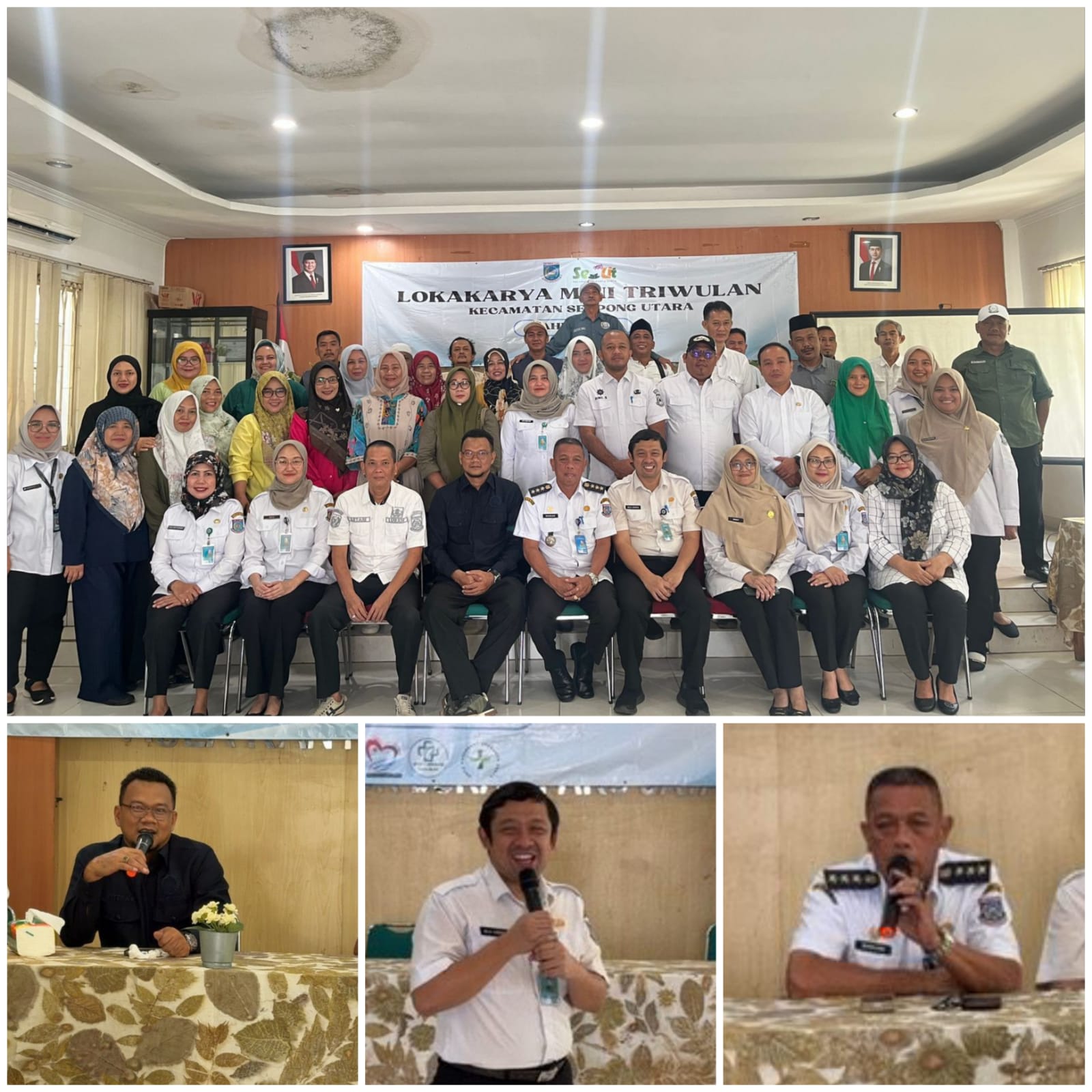 Camat dan Anggota DPRD Dorong Penguatan Ngider Sehat hingga Penanganan HFMD dalam Lokakarya Mini Triwulan I Serpong Utara